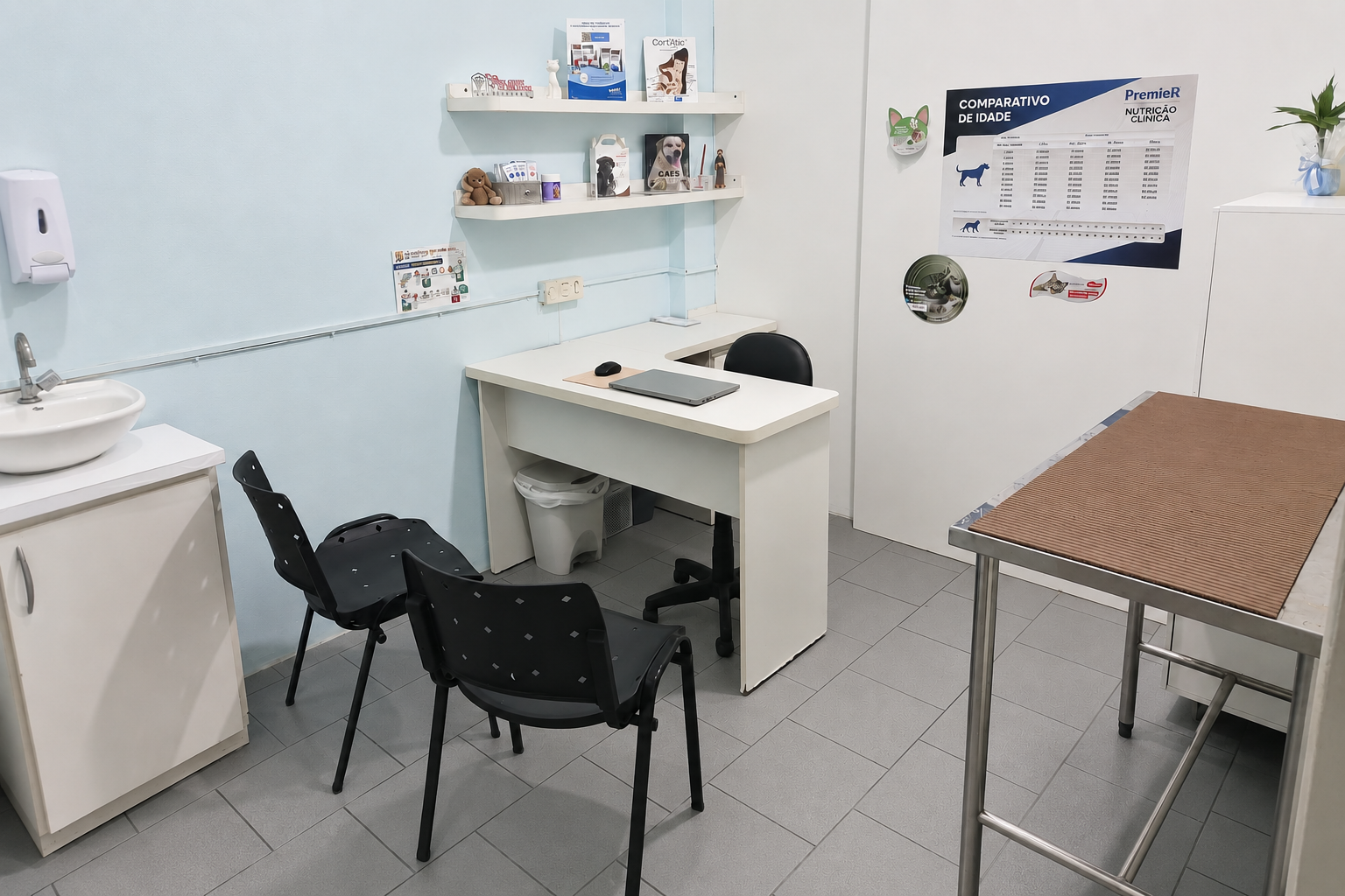 Consultório da Clínica Veterinária Rosso